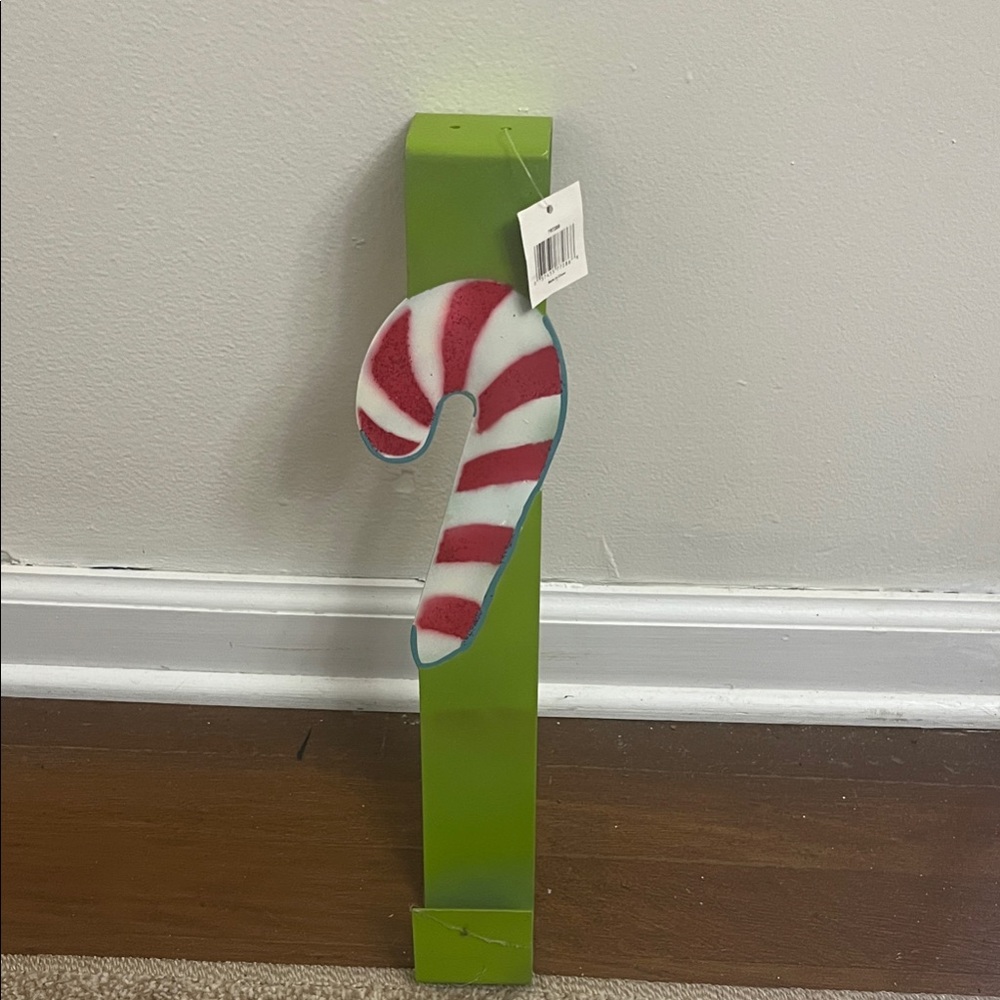 Festive Candy Cane over the door wreath Hook